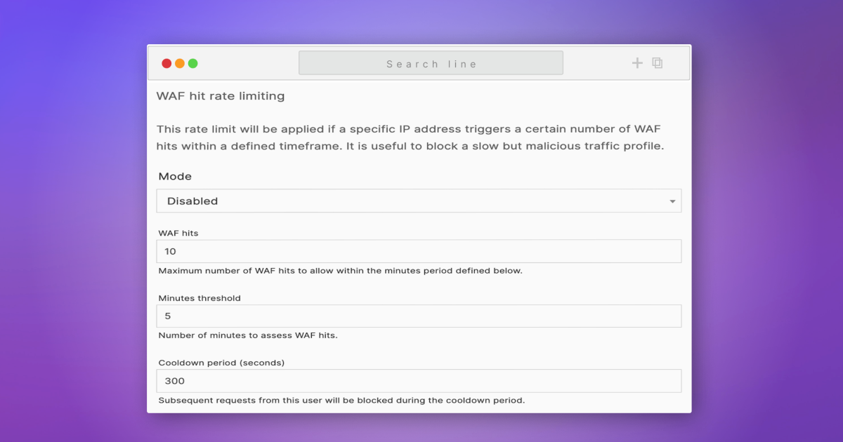 Using Quant WAF rate limiting to strengthen your website security